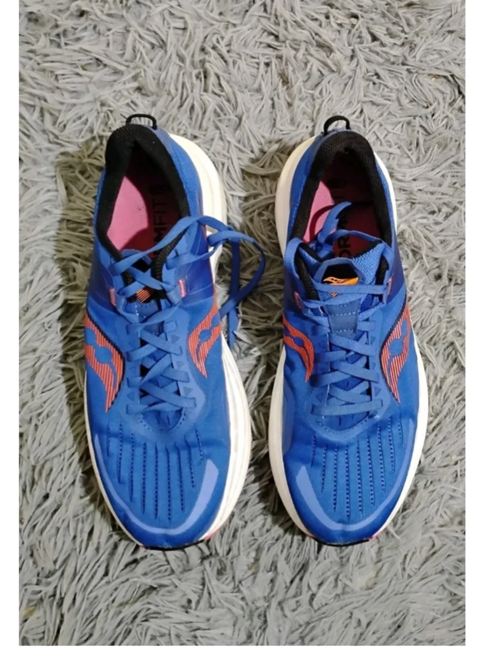 Saucony Tempus Womens Running Shoes Size 12 Blue Raz Zest S10720-125